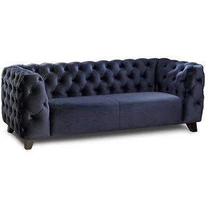 Chesterfield Nobel 3-sits soffa - Inari 91 - Ljusgrå