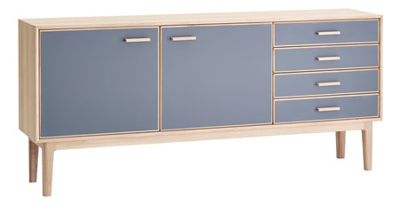 CASØ 700 skänk Grå/ek - CASØ Furniture - bild