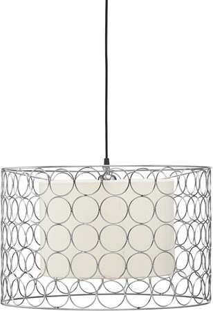 Ring Taklampa 50cm Krom/Offwhite - PR Home - bild