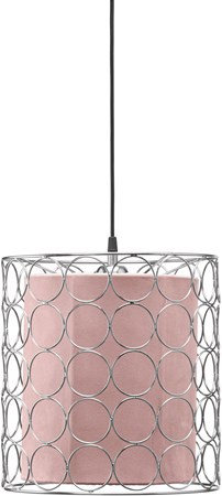 Ring Taklampa 30cm Krom/Klar Rosa - PR Home - bild