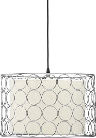 Ring Taklampa 40cm Krom/Offwhite - PR Home - bild