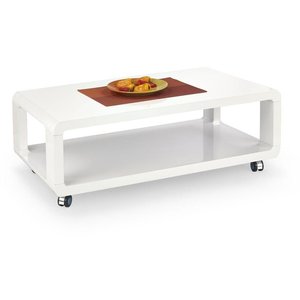 Mosjö soffbord 105 x 58 cm - Vit - Soffbord i trä