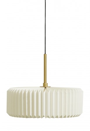 PRETTY PLEATS Taklampa Vit/Guld - Nordal - bild