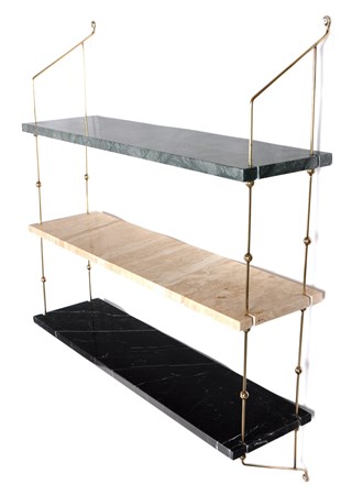 Morse shelve hylla Green/sand/black/brass - OX DENMARQ - bild