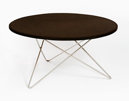 O-table leather soffbord - OX DENMARQ - bild