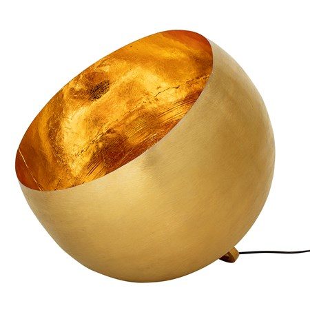 Golvlampa Guld Metall Kupa - Bloomingville - bild