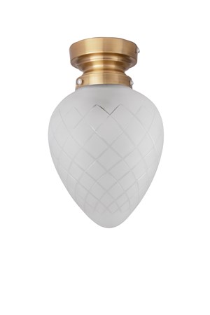 Juni Plafond IP44 Slipad Vit - Globen Lighting - bild