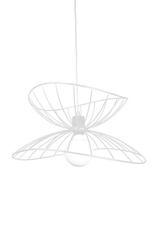 Ray Pendel Vit 45 cm - Globen Lighting - bild