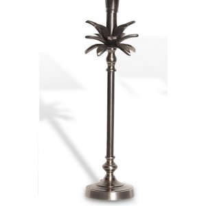 Bordslampa med Palmblad H50 cm - Old Silver - Bordslampor -Lampor - Bordslampor