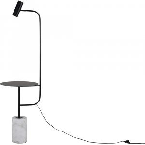 Malsta bordslampa - Vit marmor/svart - Bordslampor -Lampor - Bordslampor