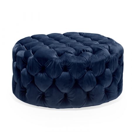 Bild på BELGRAVIA Sittpuff Velvet Royal Blue från SoffaDirekt