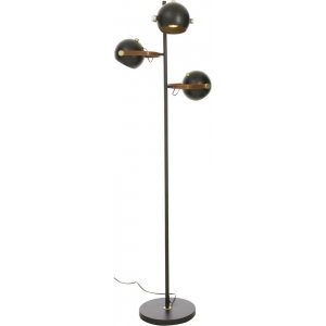 Golvlampa Bow 3-arm - Svart/matt mässing - Golvlampor -Lampor - Golvlampor