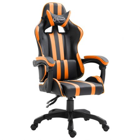 Bild på vidaXL Gamingstol orange konstläder