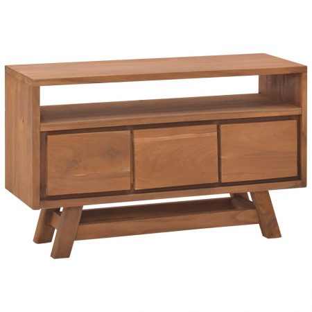 Bild på vidaXL TV-bänk 80x30x50 cm massiv teak