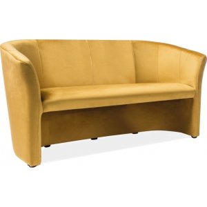 Charity 3- sits soffa - Orange sammet - 3-sits soffor