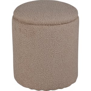 Lotten sittpuff - Beige teddy - Sittpuffar