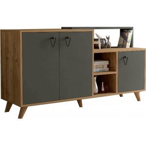 Lycke skänk - Valnöt/antracit - Skänkar & Sideboards -Skänkar & Sideboards - Hyllor & Förvaring