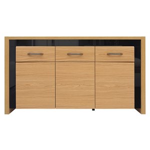 Manilla sideboard - Ek/svart - Skänkar & Sideboards -Skänkar & Sideboards - Hyllor & Förvaring