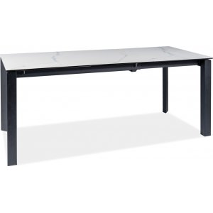 Metropol matbord 120-180 cm - Svart/vit - Övriga matbord