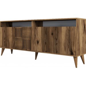 Milan skänk 180 cm - Valnöt - Skänkar & Sideboards -Skänkar & Sideboards - Hyllor & Förvaring