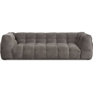 Bill 3-sits soffa - Ljusgrå + Matt- och textilrengöring - 3-sits soffor