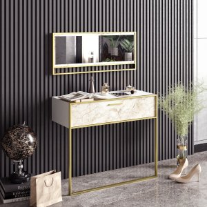 Polka skänk - Vit - Skänkar & Sideboards -Skänkar & Sideboards - Hyllor & Förvaring