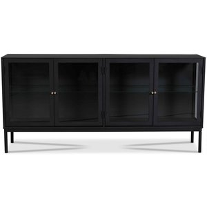 Revel svart sideboard med 4 dörrar - Skänkar & Sideboards -Skänkar & Sideboards - Hyllor & Förvaring