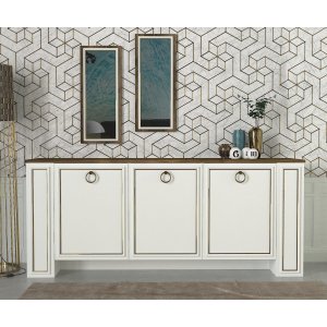 Sansa skänk - Vit - Skänkar & Sideboards -Skänkar & Sideboards - Hyllor & Förvaring