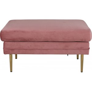 Savanna sittpuff - Rosa sammet - Sittpuffar