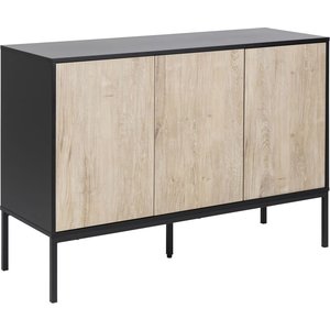 Seaford skänk 120 cm - Svart/vitpigmenterad ek - Skänkar & Sideboards -Skänkar & Sideboards - Hyllor & Förvaring