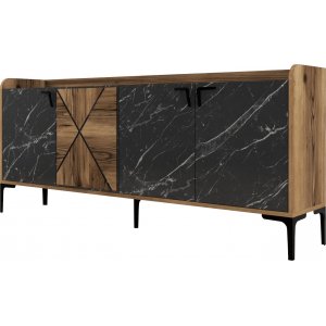 Vendela skänk - Valnöt/svart - Skänkar & Sideboards -Skänkar & Sideboards - Hyllor & Förvaring