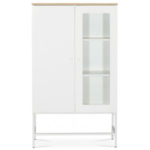 Edge highboard - Vit högtryckslaminat -Skänkar & Sideboards - Hyllor & Förvaring