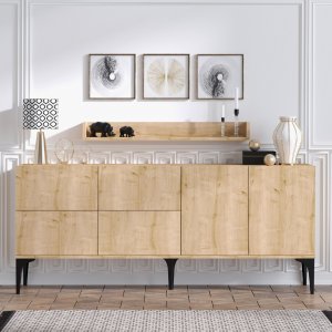 Stella skänk - Safir/ek - Skänkar & Sideboards -Skänkar & Sideboards - Hyllor & Förvaring