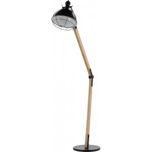 Swift golvlampa - Trä/svart - Golvlampor -Lampor - Golvlampor