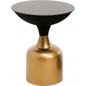 Chalice sidobord 46 cm - Svart/guld - Sidobord & lampbord