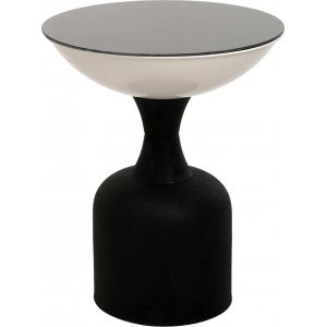 Chalice sidobord 46 cm - Svart/vit - Sidobord & lampbord