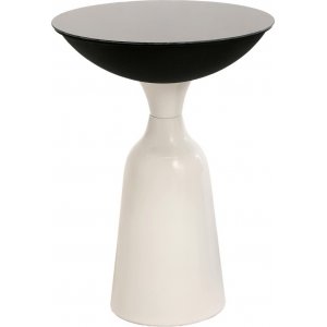 Chalice sidobord 56 cm - Vit/svart - Sidobord & lampbord