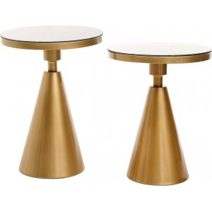 Chalice sidobord set 50/55 cm - Guld - Sidobord & lampbord