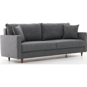 Eca 3-sits soffa - Grå - 3-sits soffor