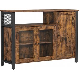 Eldin skänk 110 cm - Brun/svart - Skänkar & Sideboards -Skänkar & Sideboards - Hyllor & Förvaring