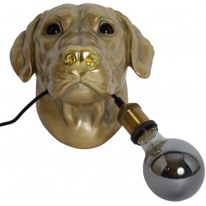 Hund Vägglampa - Guld - Vägglampor -Vägglampor - Lampor