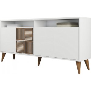 Milan skänk 160 cm - Vit - Skänkar & Sideboards -Skänkar & Sideboards - Hyllor & Förvaring