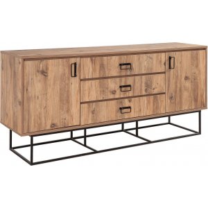 Quantum Verda skänk - Furu/svart - Skänkar & Sideboards -Skänkar & Sideboards - Hyllor & Förvaring