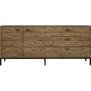 Riga skänk - Ek/svart - Skänkar & Sideboards -Skänkar & Sideboards - Hyllor & Förvaring