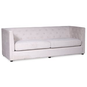 Milano 3-sits soffa i beige tyg - 3-sits soffor