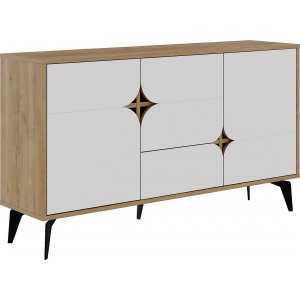 Spark skänk - Ek/vit - Skänkar & Sideboards -Skänkar & Sideboards - Hyllor & Förvaring