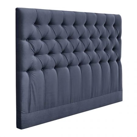 Bild på Nocturne Exclusive Velour Chesterfield Sänggavel 140 x 130 x 10 cm