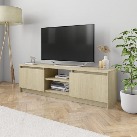 Bild på vidaXL TV-bänk sonoma ek 120x30x35