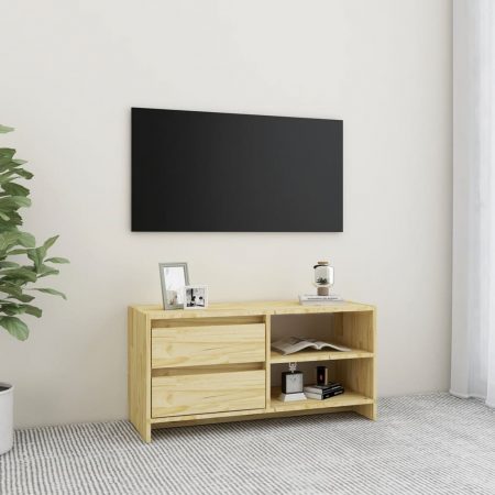 Bild på vidaXL TV-bänk 80x31x39 cm massiv furu