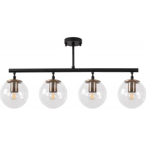 Fasett taklampa 10431 - Svart/antik - Plafonder